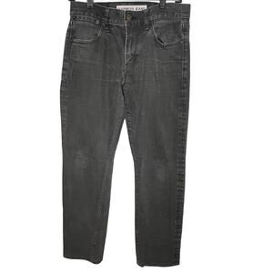 Express Jeans Black 29x30 Rocco Slim Fit Straight Leg 100% Cotton Stretch Denim